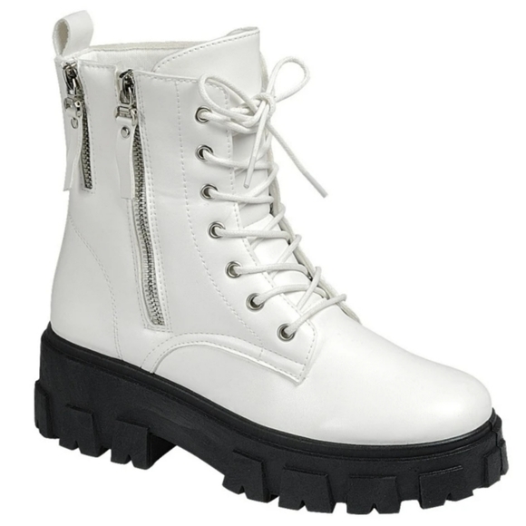 Just In 🖤 Valeska Military White boots - Picture 4 of 7
